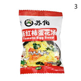 Instant Vegetable Egg Soup Freeze Dried Delicious Light Meal 1 Pack Premium