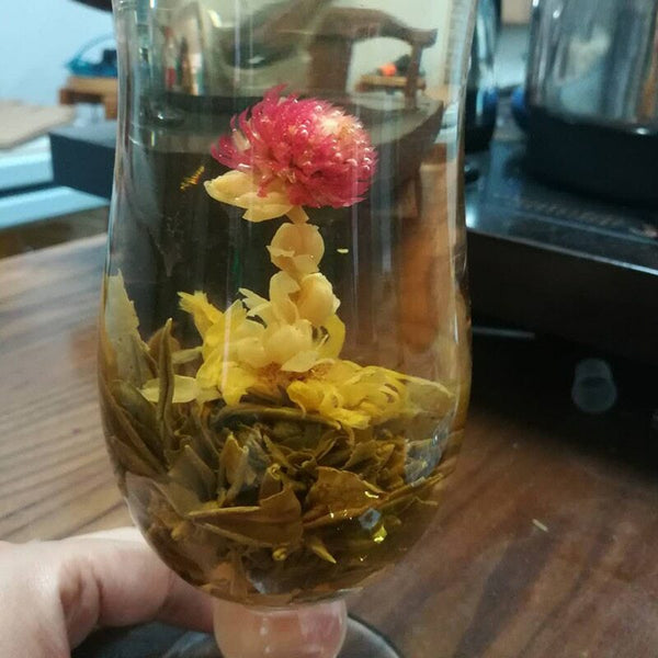 130g Blooming Tea Balls Flowering Tea 16 Types Handmade Blooming Flower Tea