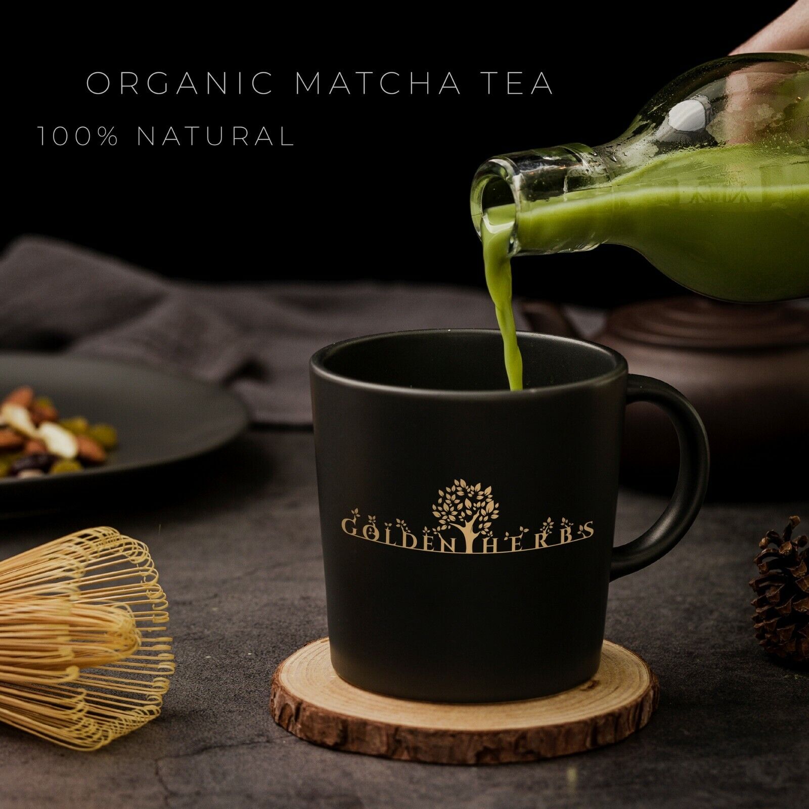 Golden Herb Japanese Organic Ceremonial [Grade 1] Matcha Green Tea Powder Main image