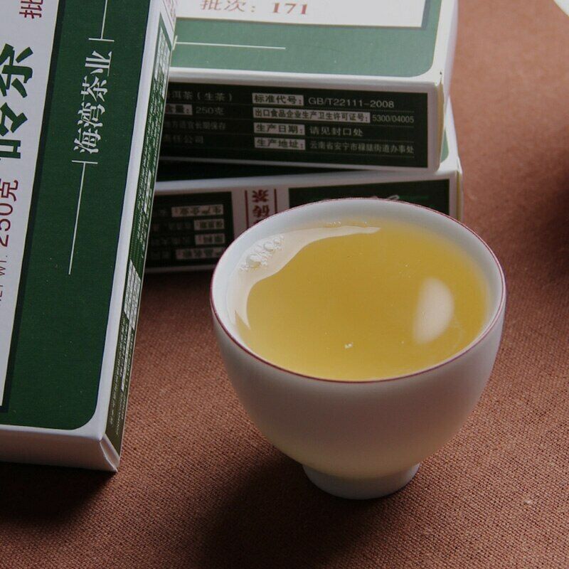 Haiwan Old Comrade Yr Chinese Tea 9968 171 Shen Puer Pu-erh Tea Brick 250g