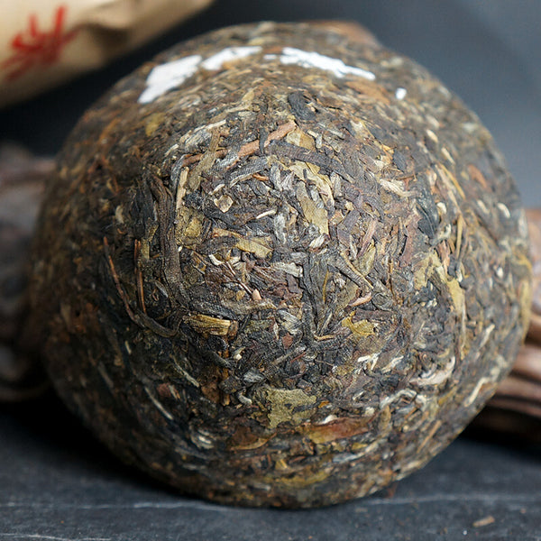 CIFbuy 2016 Xiaguan Baoyan Flame Tibetan Jincha Mushroom Shaped Puer Tea 250g Raw Pu'er