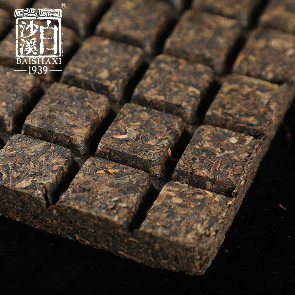HE ZHUANG CHA China Anhua Baishaxi Instant Dark Tea Shortcut Brick Tea 450g