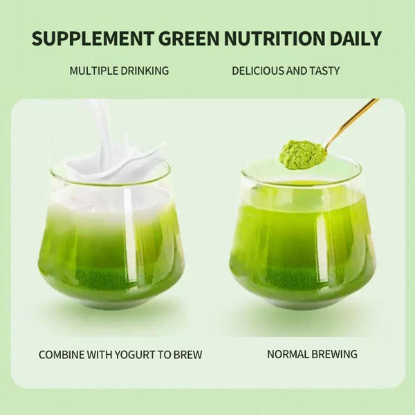 3X HELLOYOUNG Barley Grass Powder Pure & Organic, Pure Organic Barley
