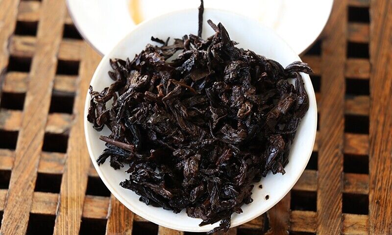 Ripe Puer Tea Cake 7590 Yunnan Qizibing Tea Aged Puer Tea Cake 357g/12.59oz