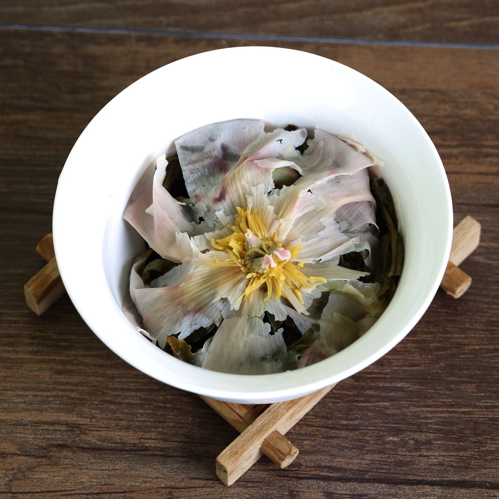 HELLOYOUNG 100g Peony Flower Yunnan Bulang puer Pu'er Puerh Tea Raw Ball