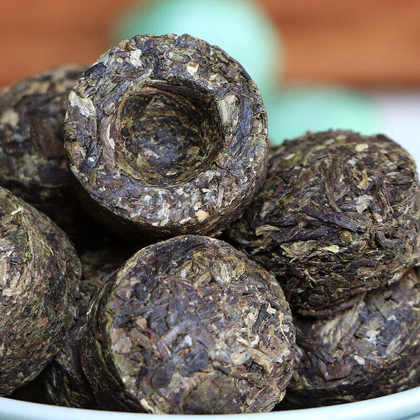 Pu Erh Tuocha Lotus Leaf Flavored Mini Fitness Shen Puer Pu'er Tea 500g RAW