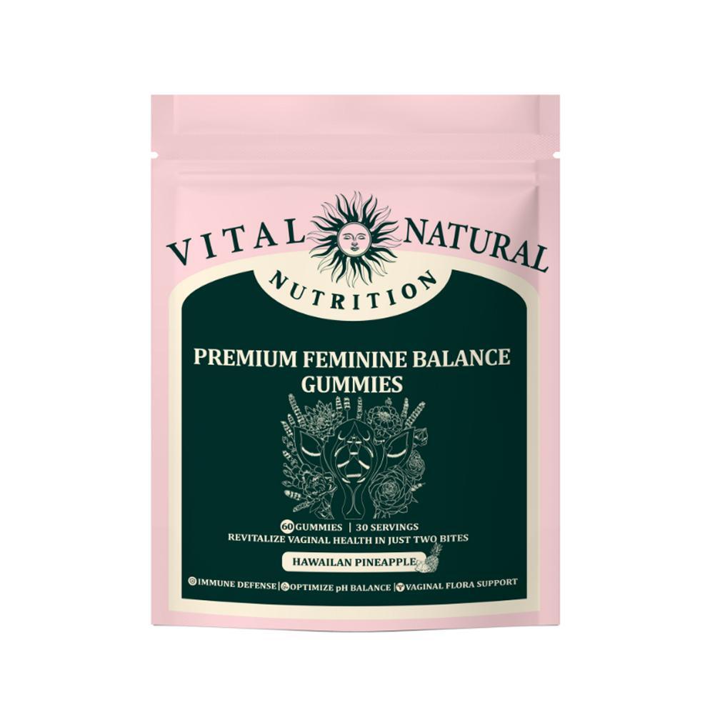 60Pcs Vital Source Feminine Balance Gummies,Support Women's Health&Wellness-Best Main image