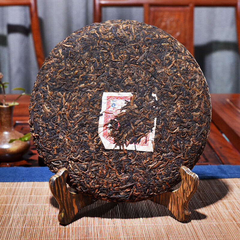 QiaoMu JinZhen Yunnan Arbor Golden Needle Pu-erh Tea Cake Pu'er Ripe Puer 357g