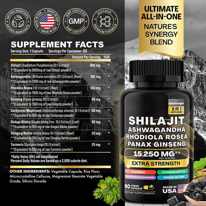 Shilajit Soft Resin Extremely Potent Fulvic Acid Himalayan Pure 100% Organic