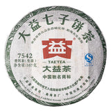 TAETEA 7542 Puer Tea Random Batch Menghai Dayi Raw Pu'er Tea 357g/12.59oz
