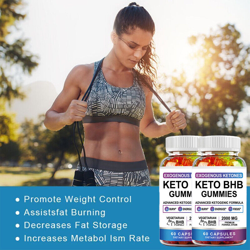 Keto BHB Gummis für Weight Loss Fat Burner verbessern Immunität 60