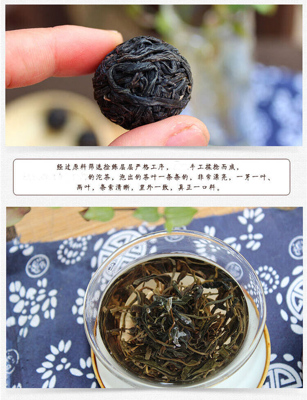 Jing Mai Mountain Zi Juan Handmade Long Zhu Purple Puer Pu-erh Tea Tuo 250g Raw