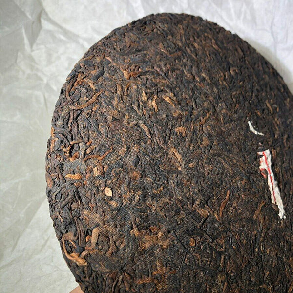 Gao Shan Qiao Mu Shu Puer Yunnan Seven-seed Cake Tea Ripe Puer Tea 357g