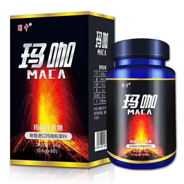 Maca Root Remedy 600mg Blet Cady 100% Natural 60 Capsules Exotic Men's Herbs
