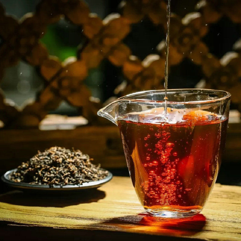 Selected Fine Royal Ripe Pu-erh Cha 357g Cake Zhongcha Pu'er Puer Tea Box
