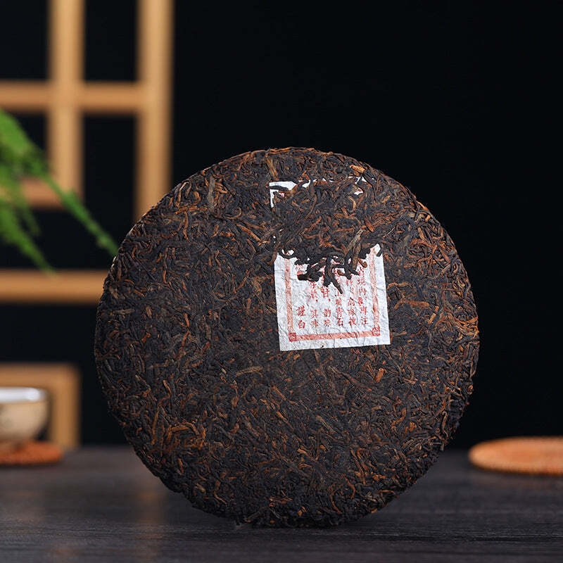 357g Yunnan Ripe Pu-erh Tea Cake Bada Mountain Puerh Cooked Tea Pu'er Black Tea Main image