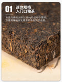 Hunan Anhua Golden Flower Dark Brick Tea Fu Zhuan Dark Tea 380g HEI CHA