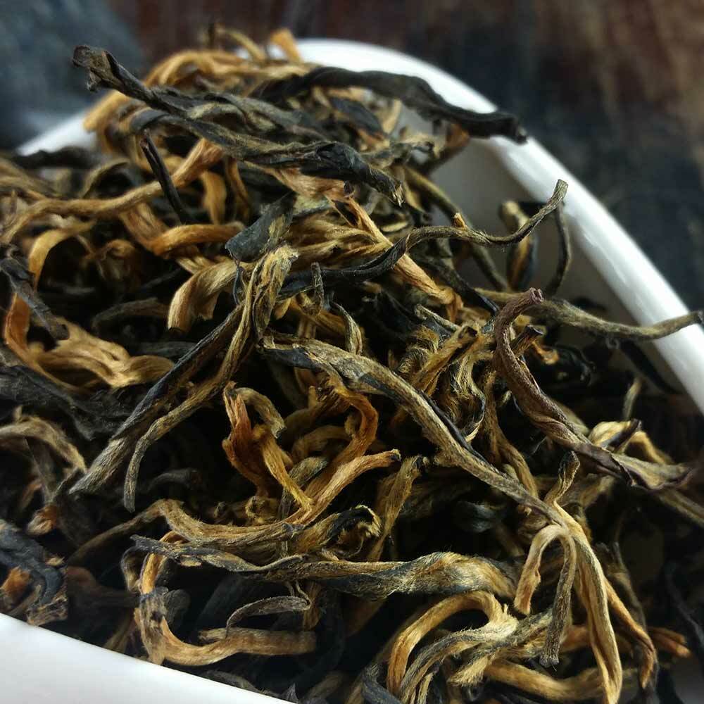 TeaDian Hong Famous Yunnan Black Tea Dianhong Imported-China Bag Package 100g