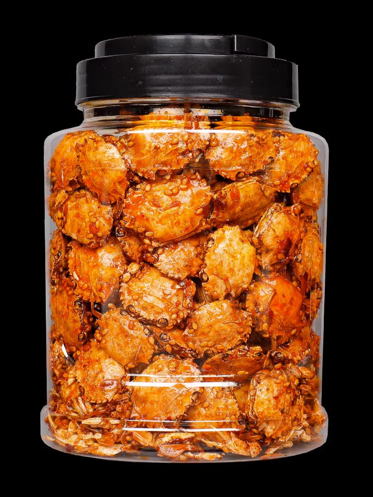250g  Spicy Small Sea Crab Instant Canned Cooked Seafood Casual Deep Sea Snack