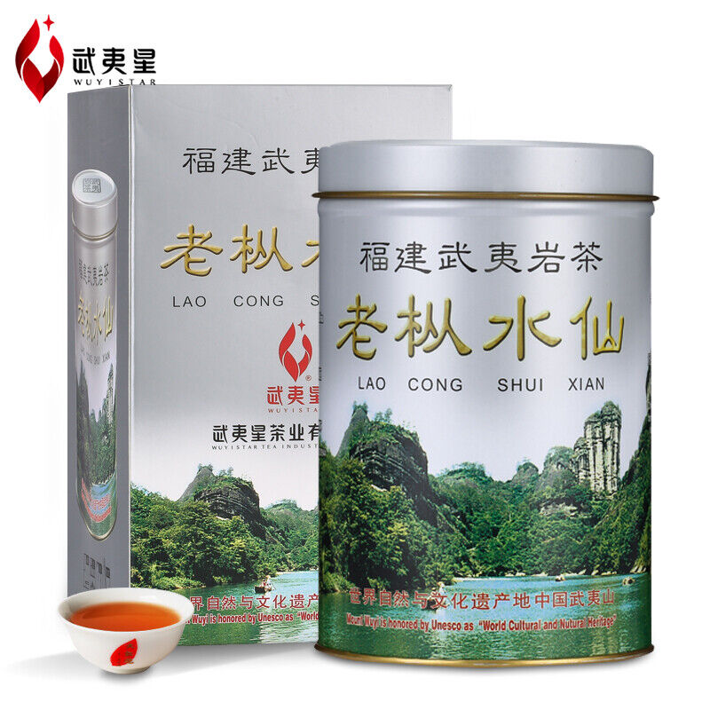 WUYI STAR Fujian Lao Cong Shui Xian Oolong Tea Shuixian WUYI YAN CHA 125g Tin Secondary image