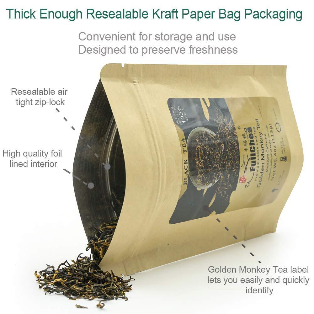 TeaFullChea Tea Golden Monkey - Fujian Black Tea Golden Tea 113g
