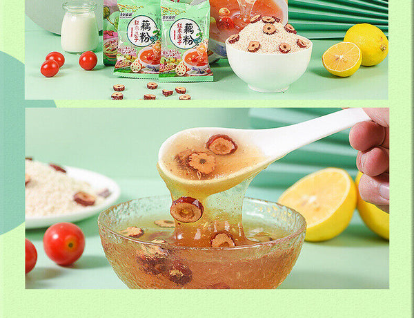 Chinese Red Date Lotus Seed Root Powder Soup Instant Lotus Root Powder 500g