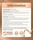 Slim Milk Tea Chocolat Flavors Taste Fatburneranti Oxidant Effective Supplements