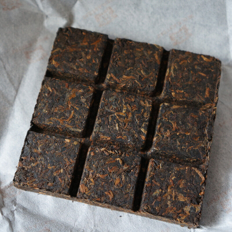 Pu'er Tea Cubes Amber Menghai Dayi Pu-erh Puer Tea Brick Ripe 240g/8.46oz