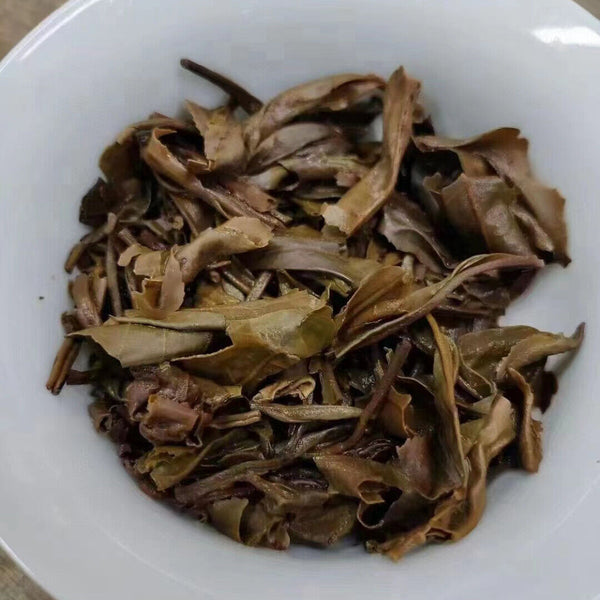 357g Yunnan Aged Raw Pu-erh Tea Cake Jing Chang Hao Old Raw Puerh Cake Tea