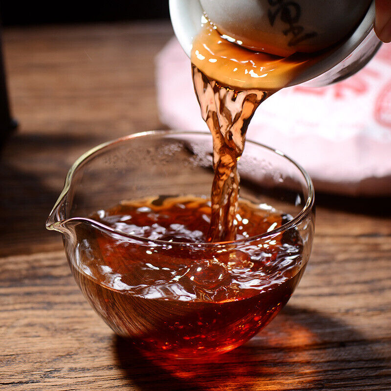 Haiwan Blazing Sun Ripe Puerh Chinese Tea "Jiao Yang" Shu Puer Tea 357g