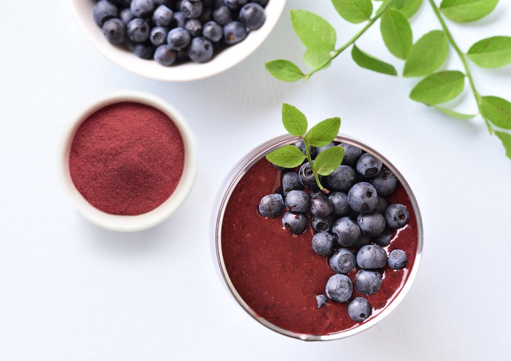 Organic Blueberry Powder - Non-GMO, Unsulfured, Raw, Vegan 100 Natural