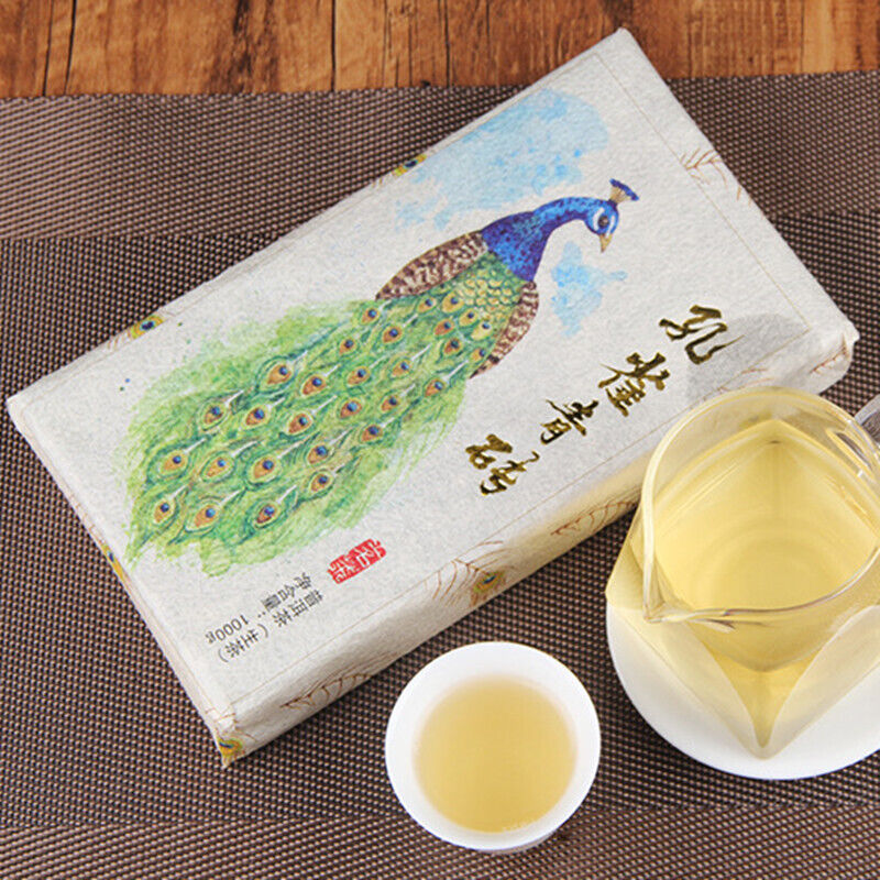 1000g Yiwu Old Tree Puerh Raw Tea Brick Peacock Yunnan Puerh Tea Pu'er Green Tea Main image