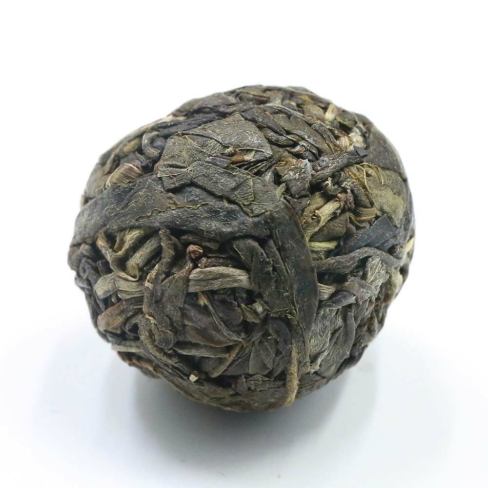 Chinese Sheng Puer Tea Yi Wu Big Tree Dragon Pearl Mini Raw Puer Tuocha 50g
