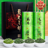 四大绿茶 龙井毛尖茶明前碧螺春高山云雾组合茶叶 500g Four Great Green Teas