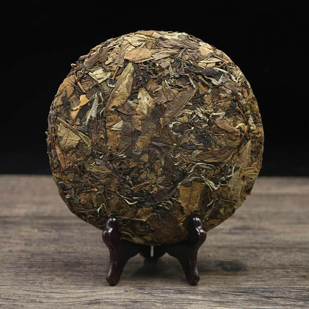 High Mountain Gong Mei 350g Chinese Old Tree Fuding White Tea Cake ShouMei