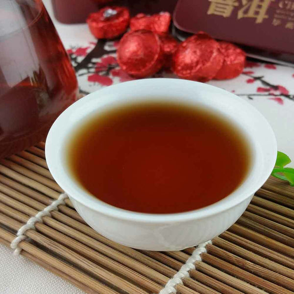 Pu Er Puerh Gift Packing Health Care 75g Rose Mini Ripe Puer Tuocha, Yunnan Shu