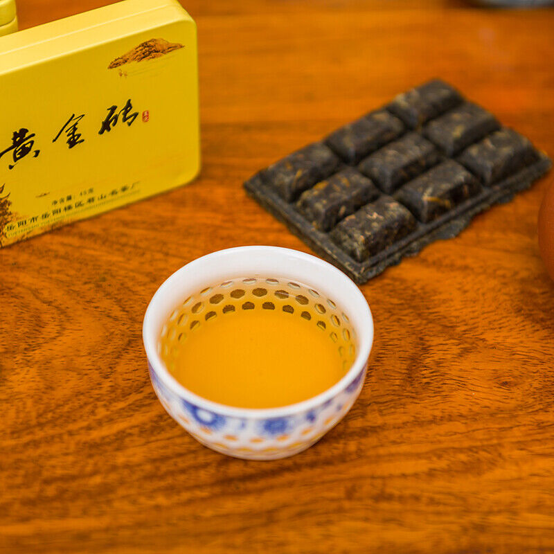 45g/Box Jun Shan Huang Cha China Yellow Tea Mini Gold Brick Pressed High Quality
