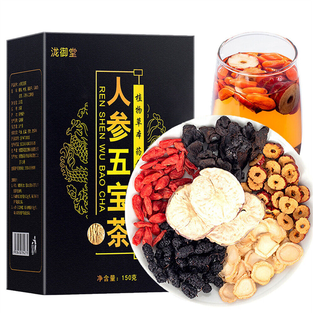Six Treasure Tea Kidney Tea Formula Ginseng , Kidney Tea Chinese Herbal Tea