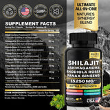 100% Dynamic Vitality Bundle Sea Moss Multivitamin Shilajit Combo