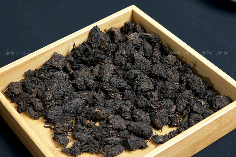 Guangxi Hei Cha Aged Wild Liu Bao Lao Cha Tou Golden Bud Nuggets Dark Tea 500g