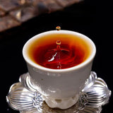 50g Puerh Ripe Tea Glutinous Rice Fragrance Pu-erh Cooked Tea Brick Pu'er Tea