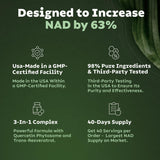 NAD+ Supplement Energie, Fokus Booster Nicotinamid Ribosid