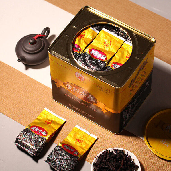Sea Dyke AT110 Strong Flavor Lao Chung Shui Hsien Tea Shui Xian Oolong Tea 400g