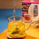 Natural Healthy Tea Fat FlowTea日式脂流茶 5g*30小袋荷叶茶排油枸杞菊花决明子大麦桑叶甘草茶包 清脂j减油茶解腻 喝出轻盈体态