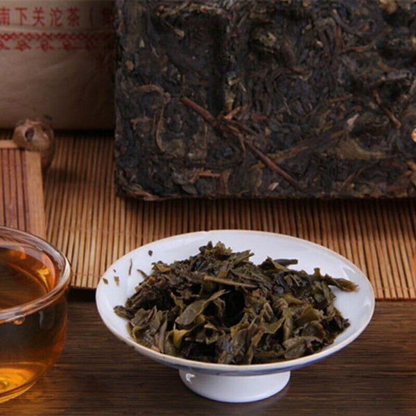 Xiaguan Baoyan Pu-Erh Xia Guan Flame Tibetan Tea Puer Tea Brick Raw 250g/8.8oz