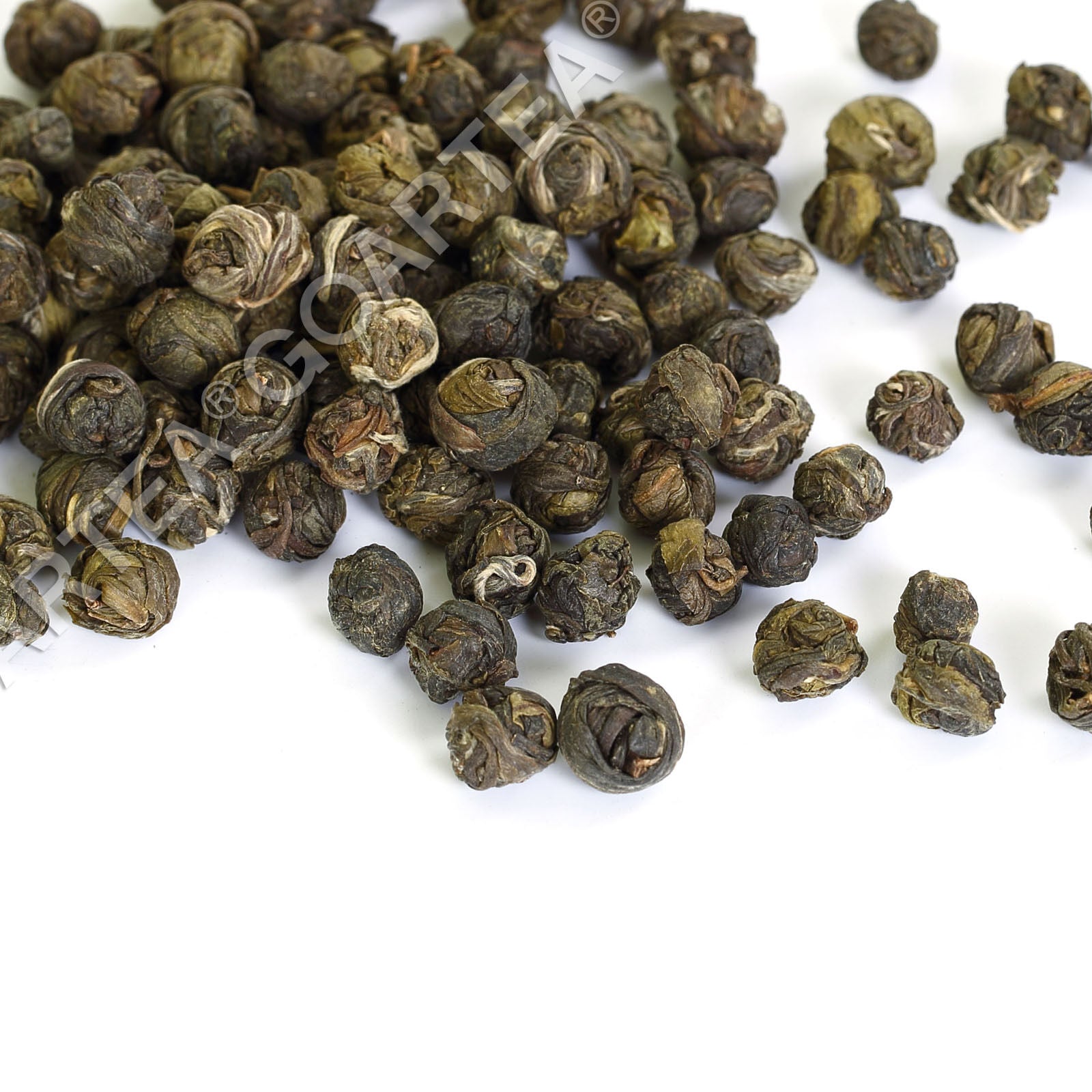 GOARTEA 250g Premium Jasmine Dragon Pearl Loose Leaf Chinese Green Tea Hand Roll