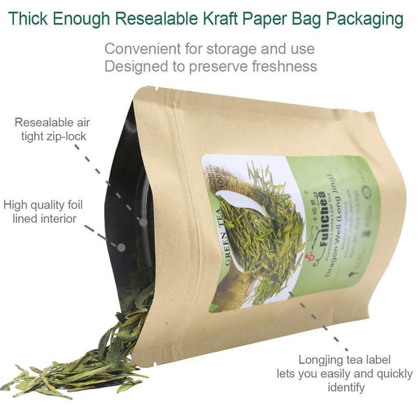 FullChea Longjing Tea Dragonwell Green Tea First Grade 113g