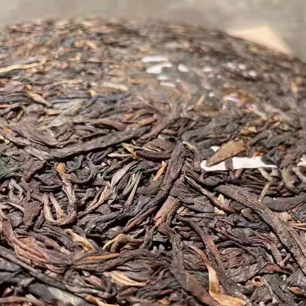 400g Yunnan Aged Pu-erh Raw Tea Cake 2007 Bulang Raw Puerh Old Tea Puer Cake Tea