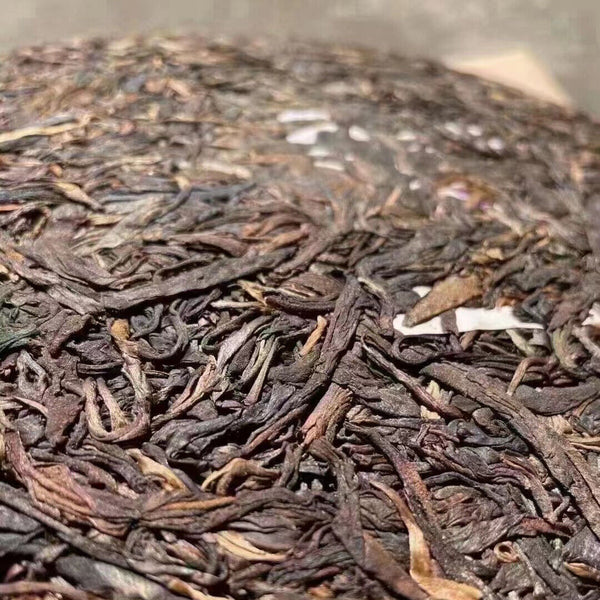 400g Yunnan Aged Pu-erh Raw Tea Cake 2007 Bulang Raw Puerh Old Tea Puer Cake Tea