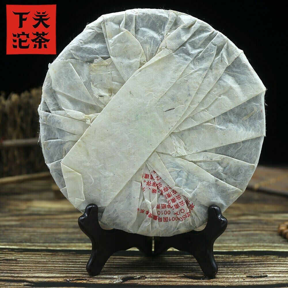 Raw Puerh Tea Xiaguan Premium Pu Erh Green Tea Cake 357g Jing Mai Early Spring